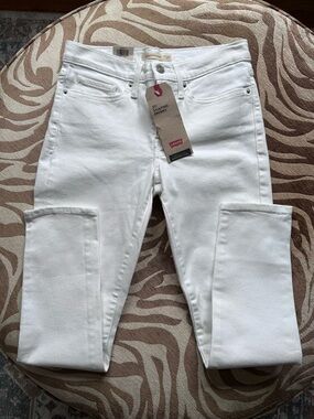 Levi's White 311 Shaping Skinny Jeans